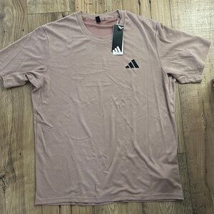 Adidas Men’s Short Sleeve Performance Tee - Clay color